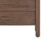 Bella Modern Classic Brown Mango Wood Scalloped Double Dresser