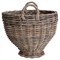 Maisie Coastal Beach Natural Rattan Footed Floor Basket