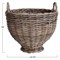 Maisie Coastal Beach Natural Rattan Footed Floor Basket