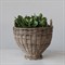 Maisie Coastal Beach Natural Rattan Footed Floor Basket