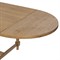 Blaine Updated Traditional Brown Oak Oval Extendable Dining Table - 88-127&quot;