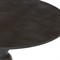 Daniel Updated Traditional Black Aluminum Round End Table
