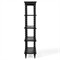 Thomas Updated Traditional Black Wood Spindle Bookcase