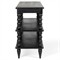 Thomas Updated Traditional Black Wood Spindle Wide Bookcase
