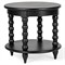 Thomas Updated Traditional Black Wood Spindle End Table