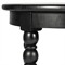 Thomas Updated Traditional Black Wood Spindle End Table