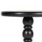 Thomas Updated Traditional Black Wood Spindle Drink Table