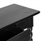 Thomas Updated Traditional Black Wood Spindle Console Table