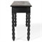 Thomas Updated Traditional Black Wood Spindle Console Table