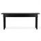 Thomas Updated Traditional Black Wood Spindle Console Table