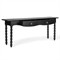 Thomas Updated Traditional Black Wood Spindle Console Table