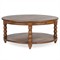 Thomas Updated Traditional Brown Wood Spindle Coffee Table