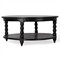 Thomas Updated Traditional Black Wood Spindle Coffee Table