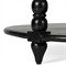 Thomas Updated Traditional Black Wood Spindle Coffee Table