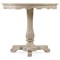 Helena Updated Traditional Grey Oak Round Pedestal Bistro Table - 32&quot;
