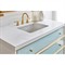 Tracy French Country White Wood Seaglass Vanity Sink - 42&quot;