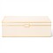 AERIN Updated Traditional Cream Shagreen Burl Wood 5 in 1 Game Set