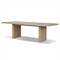 Julius Modern Classic Light Oak Rectangular Dining Table - 96&quot;