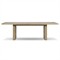 Julius Modern Classic Light Oak Rectangular Dining Table - 96&quot;