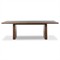 Julius Modern Classic Oak Rectangular Dining Table - 96&quot;