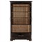 Asher French Country Dark Brown Oak Wardrobe