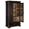 Asher French Country Dark Brown Oak Wardrobe