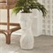 Miralyn Traditional Weathered White Limestone Bust Outdoor Planter