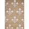Sayden Updated Traditional Beige Floral Patterned Indoor Outdoor Rug - 5&#39;3&quot;x7&#39;