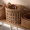 Pigeon and Poodle Olivia Coastal Natural Woven Water Hyacinth Floor Basket - Set of 2