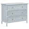 Ava Coastal Beach Light Blue Woven Rattan Chest