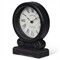 Mabel Updated Traditional Black Wood Mantel Clock