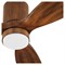 Norah Updated Traditional Walnut Wood LED Ceiling Fan - 56&quot;