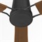 Adelaide Modern Brown Leather Blades Matte Black Steel Ceiling Fan - 60&quot;