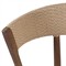 Tanner Updated Traditional Brown Teak Outdoor Dining Chair