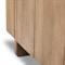 Christina Modern Classic Brown Oak Curved Media Cabinet - 92&quot;