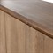 Christina Modern Classic Brown Oak Curved Media Cabinet - 92&quot;