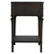 Andrea French Country Dark Oak Wood Nightstand