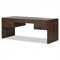 Julius Modern Classic Brown Oak Wood Executive Desk