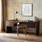 Julius Modern Classic Brown Oak Wood Executive Desk