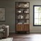 Rissa Modern Classic Brown Acacia Wood Bookcase
