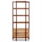 Rissa Modern Classic Brown Acacia Wood Bookcase