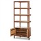 Rissa Modern Classic Brown Acacia Wood Bookcase