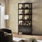 Rissa Modern Classic Black Acacia Wood Bookcase