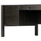 Rissa Modern Classic Black Acacia Wood Desk