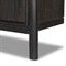 Rissa Modern Classic Black Acacia Wood Wide Bookcase