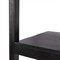 Rissa Modern Classic Black Acacia Wood Wide Bookcase