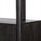 Rissa Modern Classic Black Acacia Wood Wide Bookcase