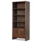 Julius Rustic Lodge Brown Oak Wood Bookcase