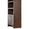 Julius Rustic Lodge Brown Oak Wood Bookcase