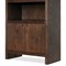 Julius Rustic Lodge Brown Oak Wood Bookcase